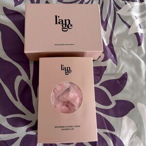 L’ange Shower Cap and Microfiber Head Wrap